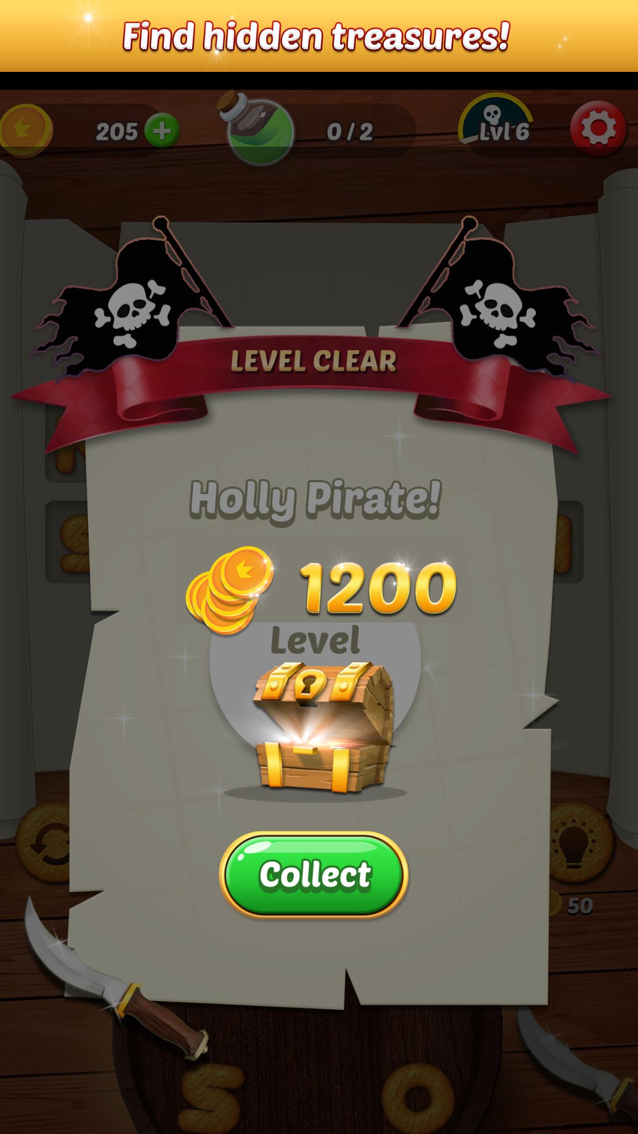 Word Pirate: word cookies search game