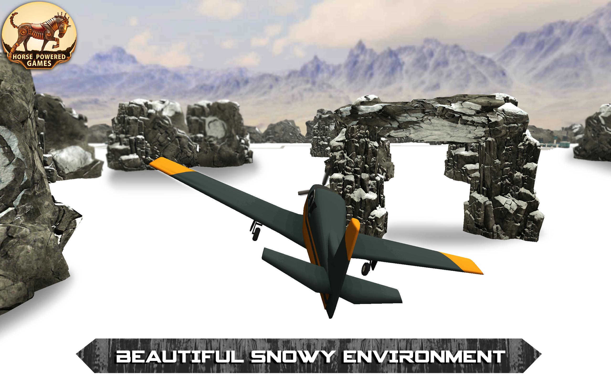 Snow Mountain Stunt Flight Sim