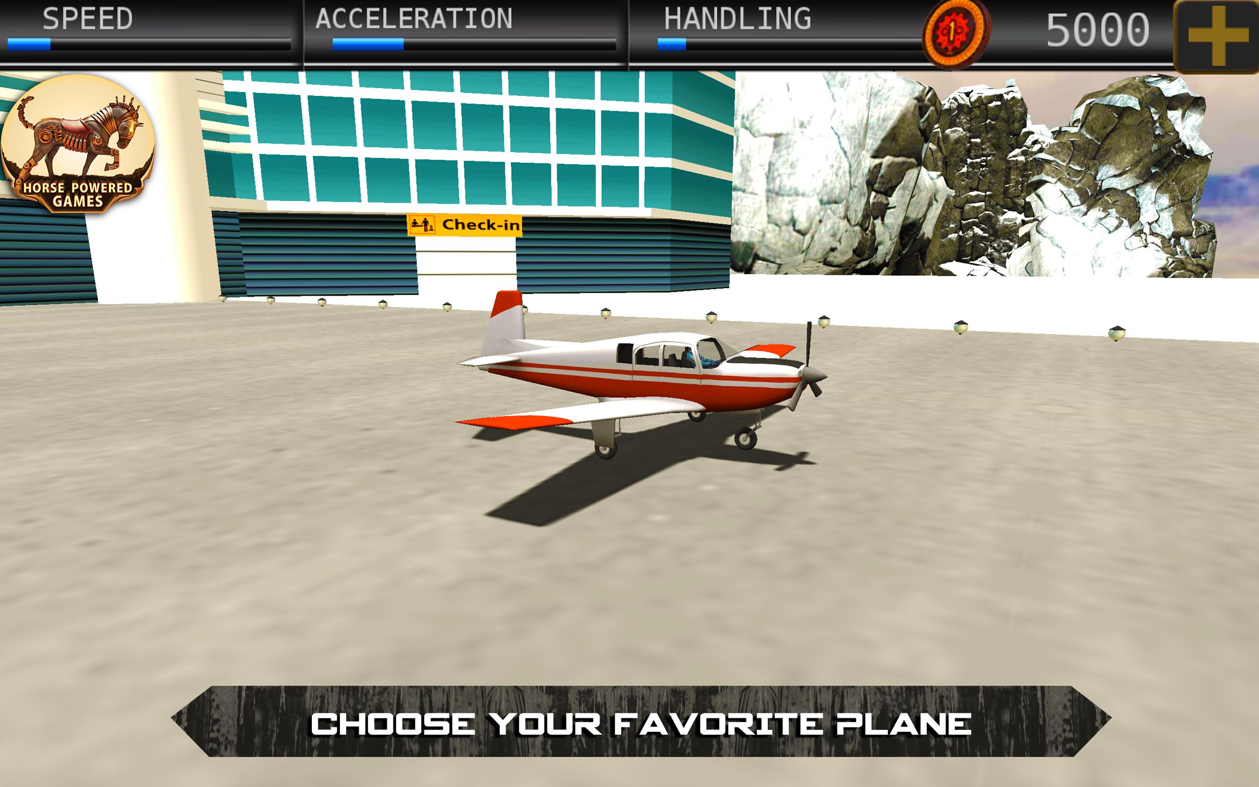 Snow Mountain Stunt Flight Sim