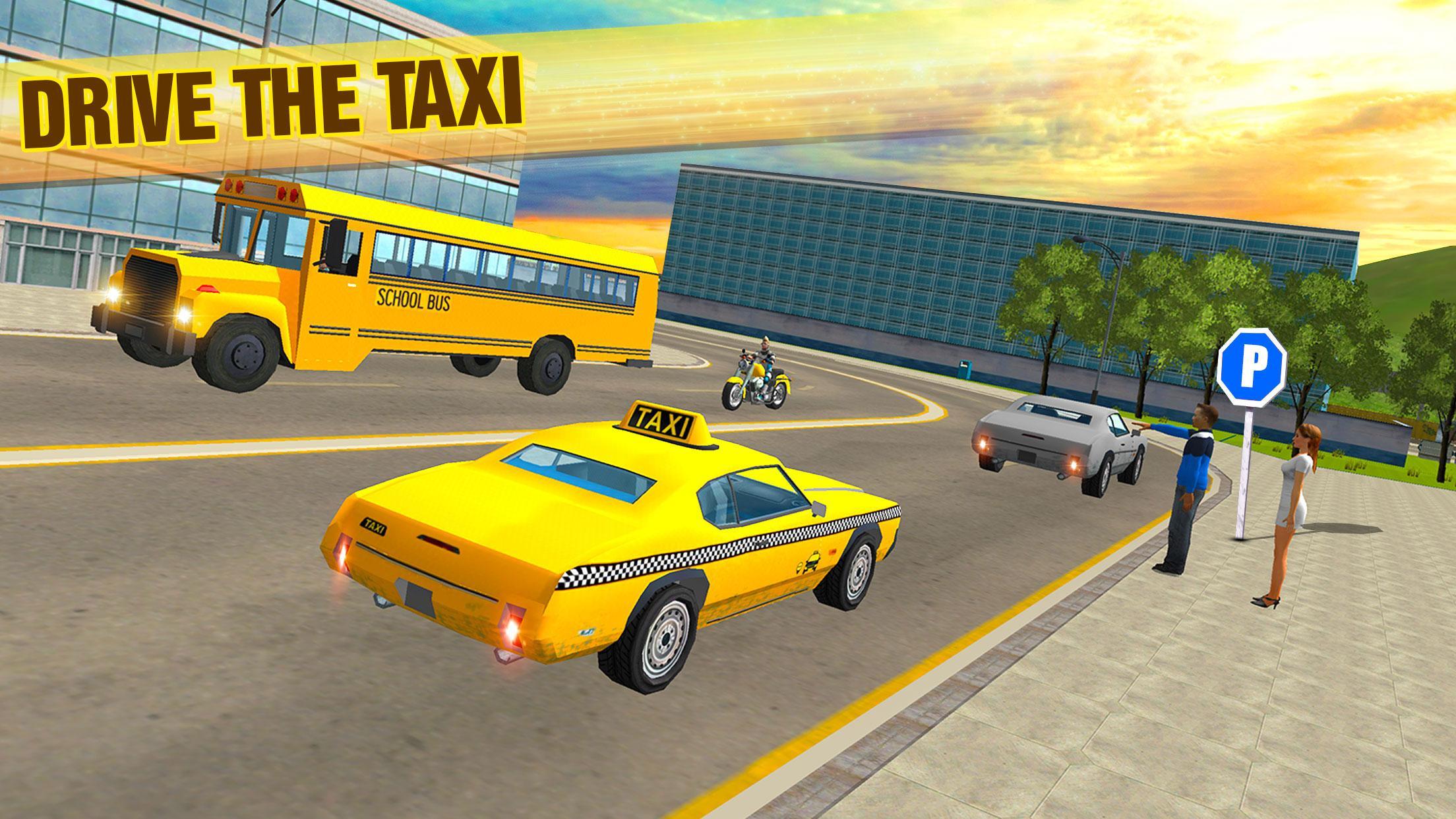 Mad Taxi Driving Simulator 3D