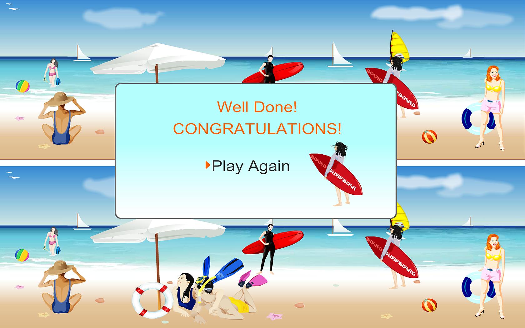 Find Differences Beach