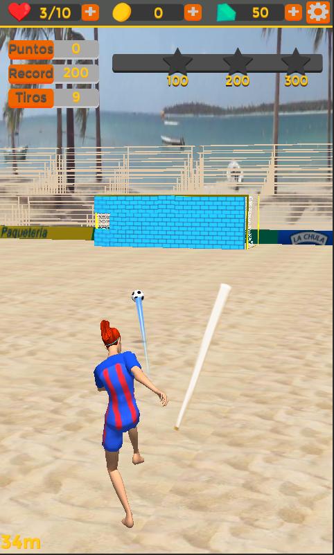 Shoot Goal - Girls Beach Soccer: summer freekick