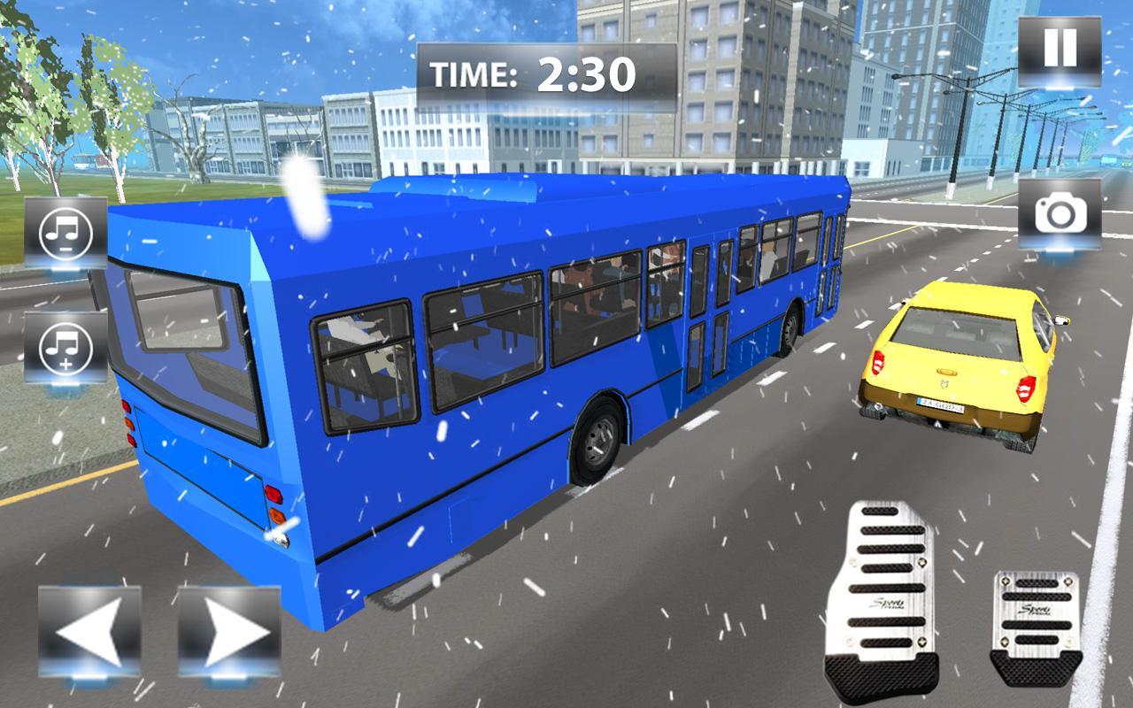 Snow Bus Driver Sim 2016