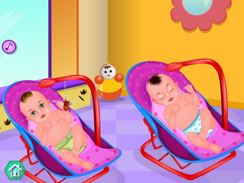 Twins Caring - Baby Games