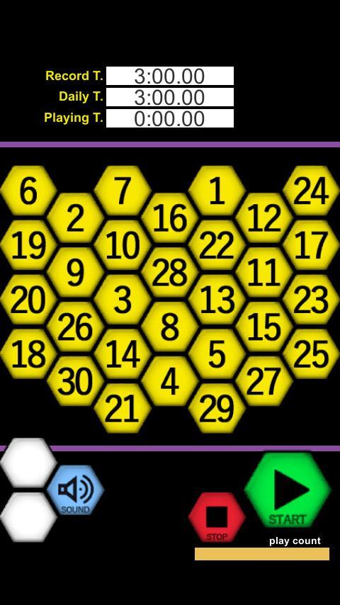 Tap 30 - Touch the numbers -