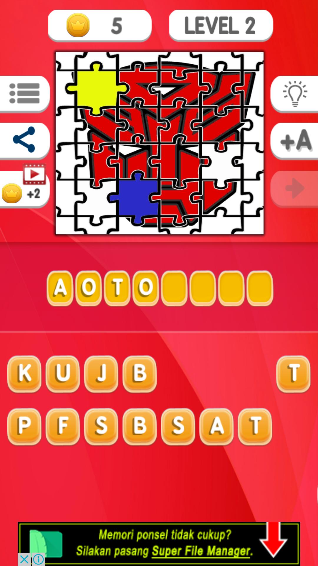 Logo Puzzle Quiz for Superhero