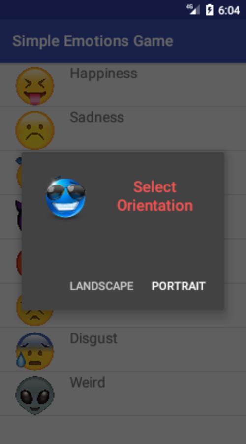 Simple Emotions Game