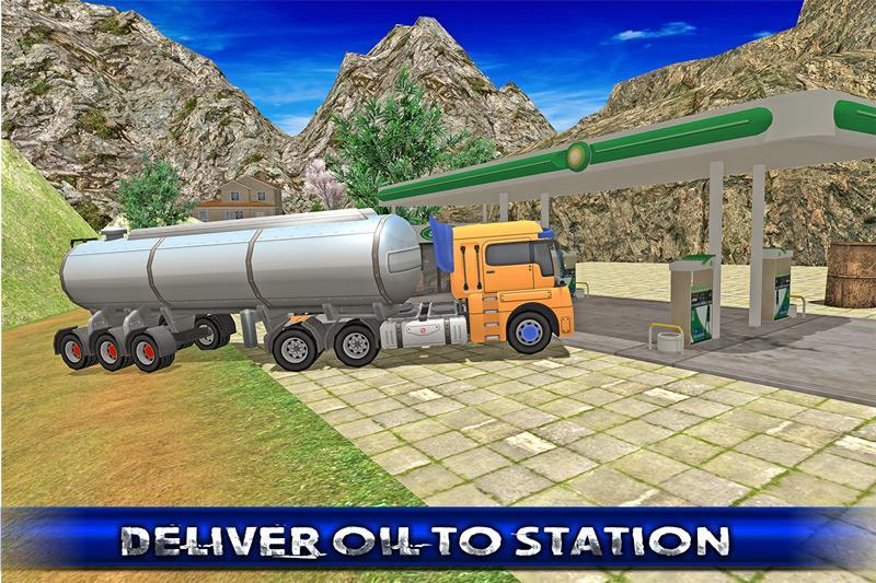 Oil Tanker Transport - Offroad Drive