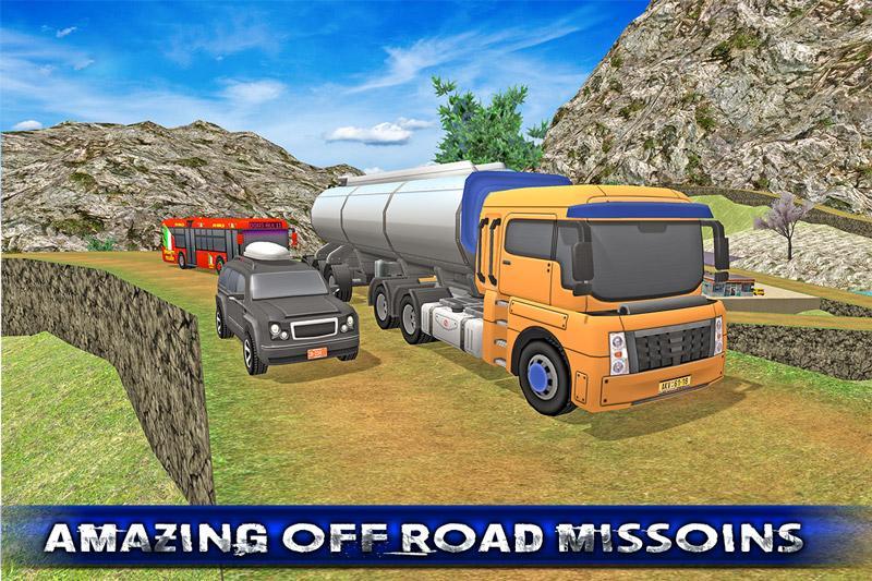 Oil Tanker Transport - Offroad Drive
