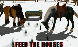 Snow Horse Jump Simulator