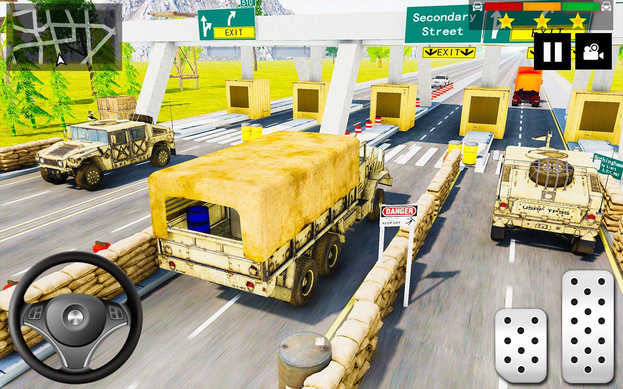 Army Truck Simulator Car Games