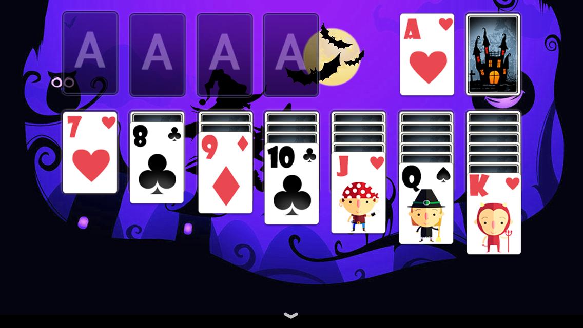 Solitaire HalloweenParty Theme