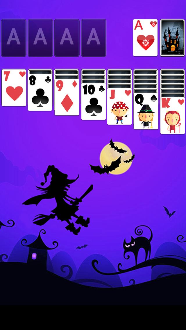 Solitaire HalloweenParty Theme