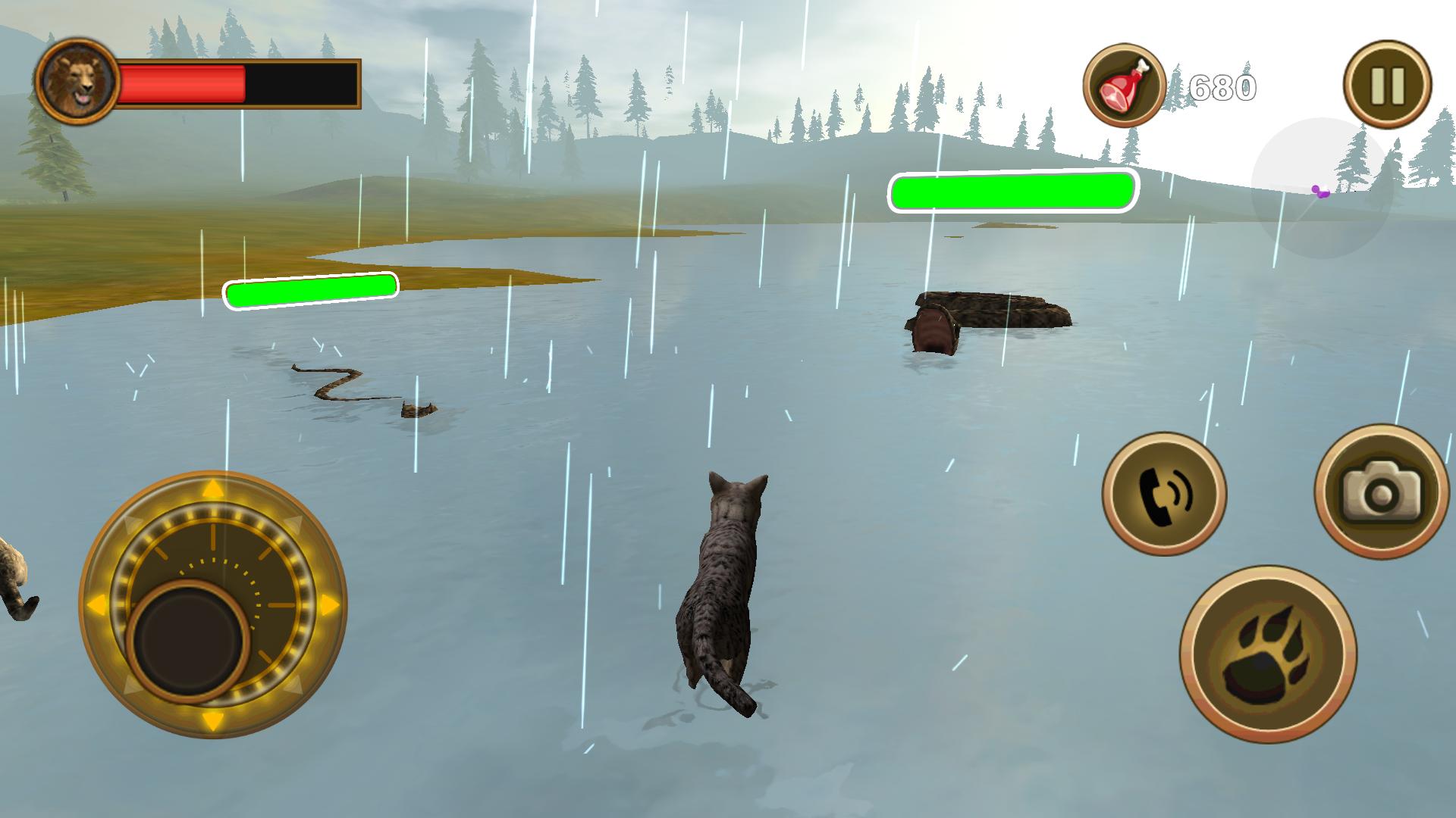 Wild Cat Survival Simulator