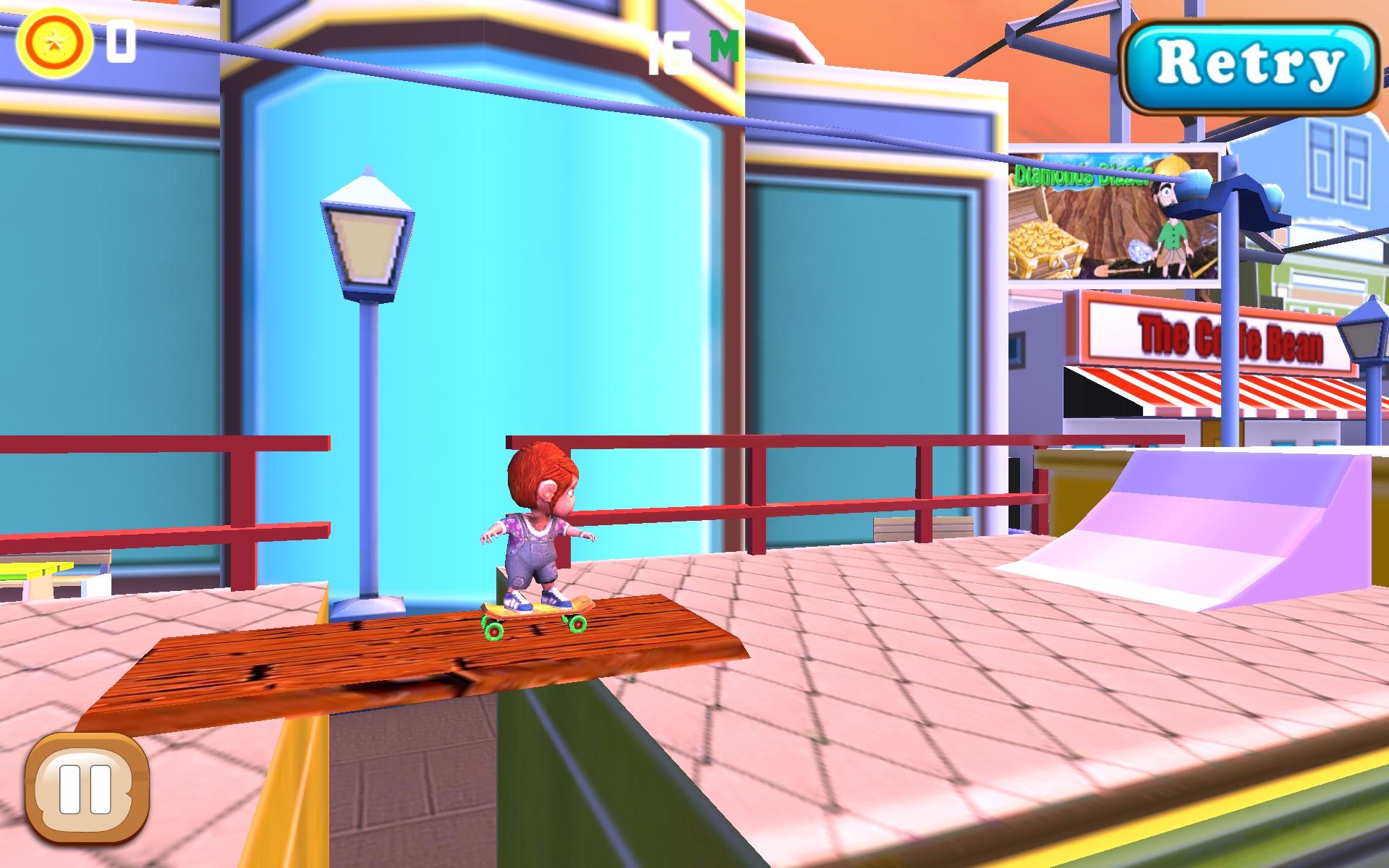 3D City Skater Endless Run