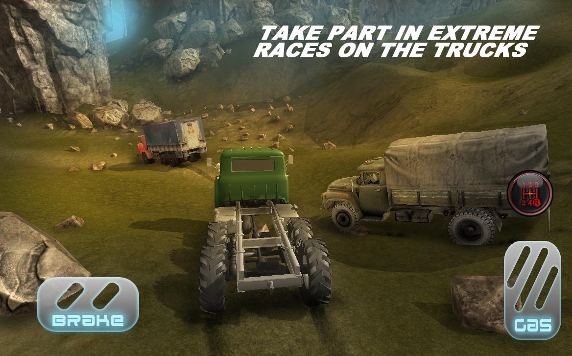 Racing in Truck Gaz Zil Kamaz
