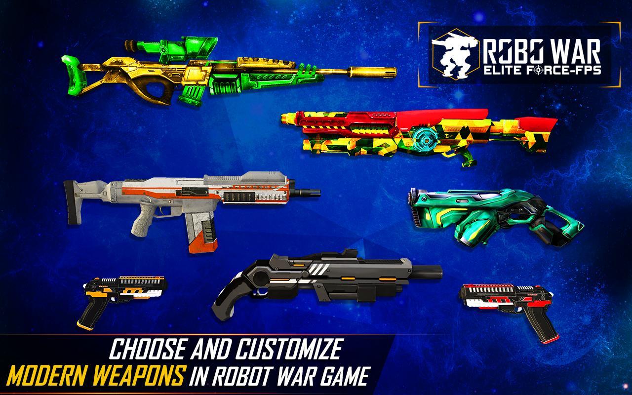 Real Robots War Gun Shoot 3D