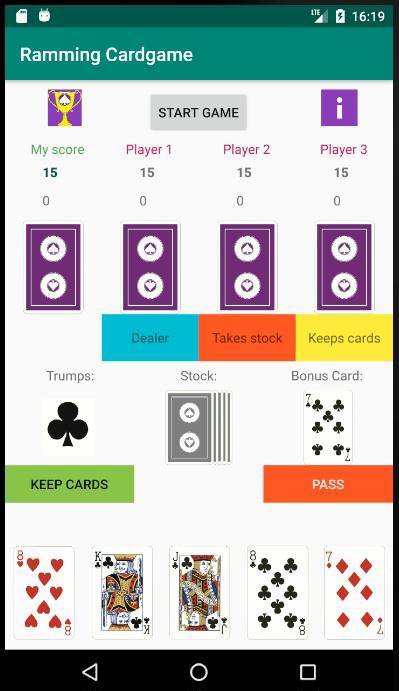 Ramming Cardgame