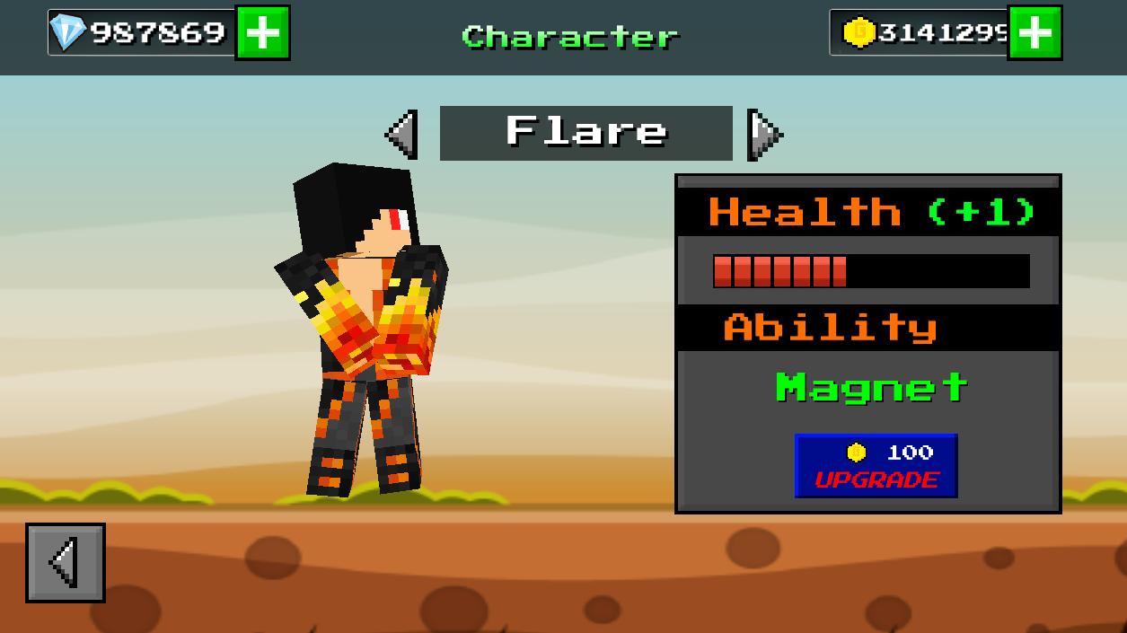 Pixel Run and Shoot
