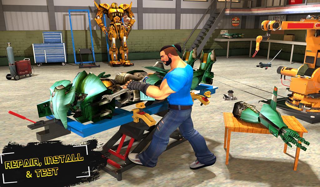 Real Robot Mechanic Workshop