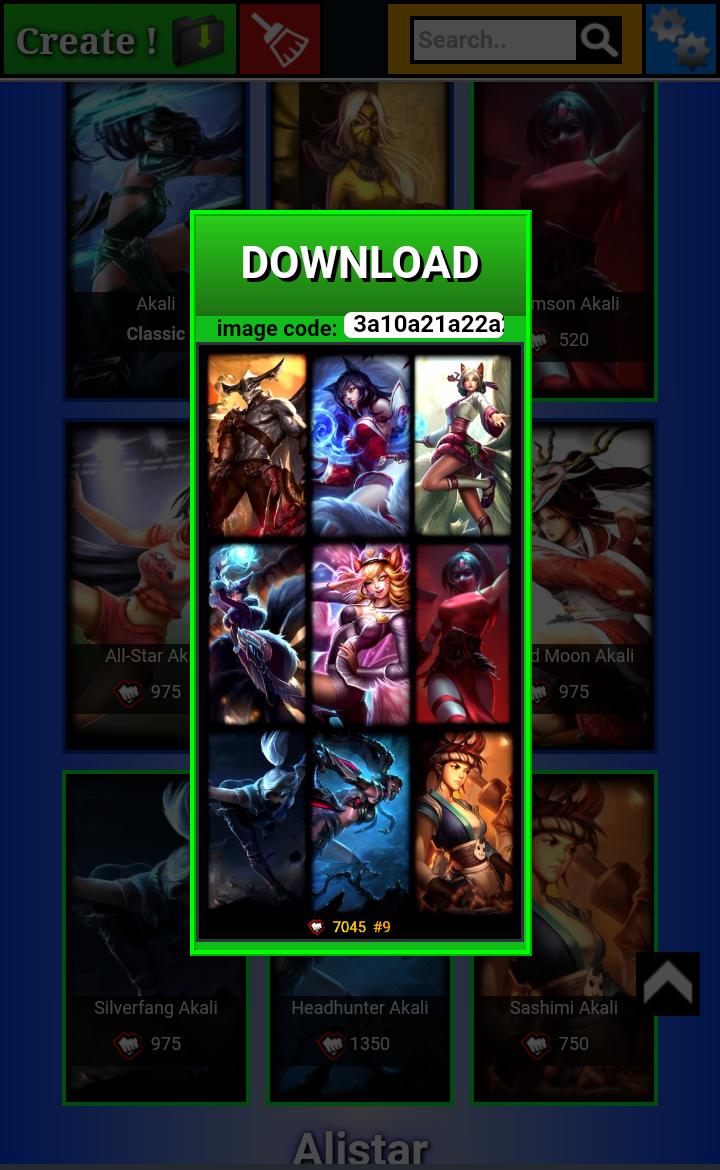 Lol Skin List Generator X