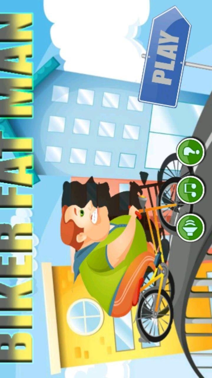 biker fat man