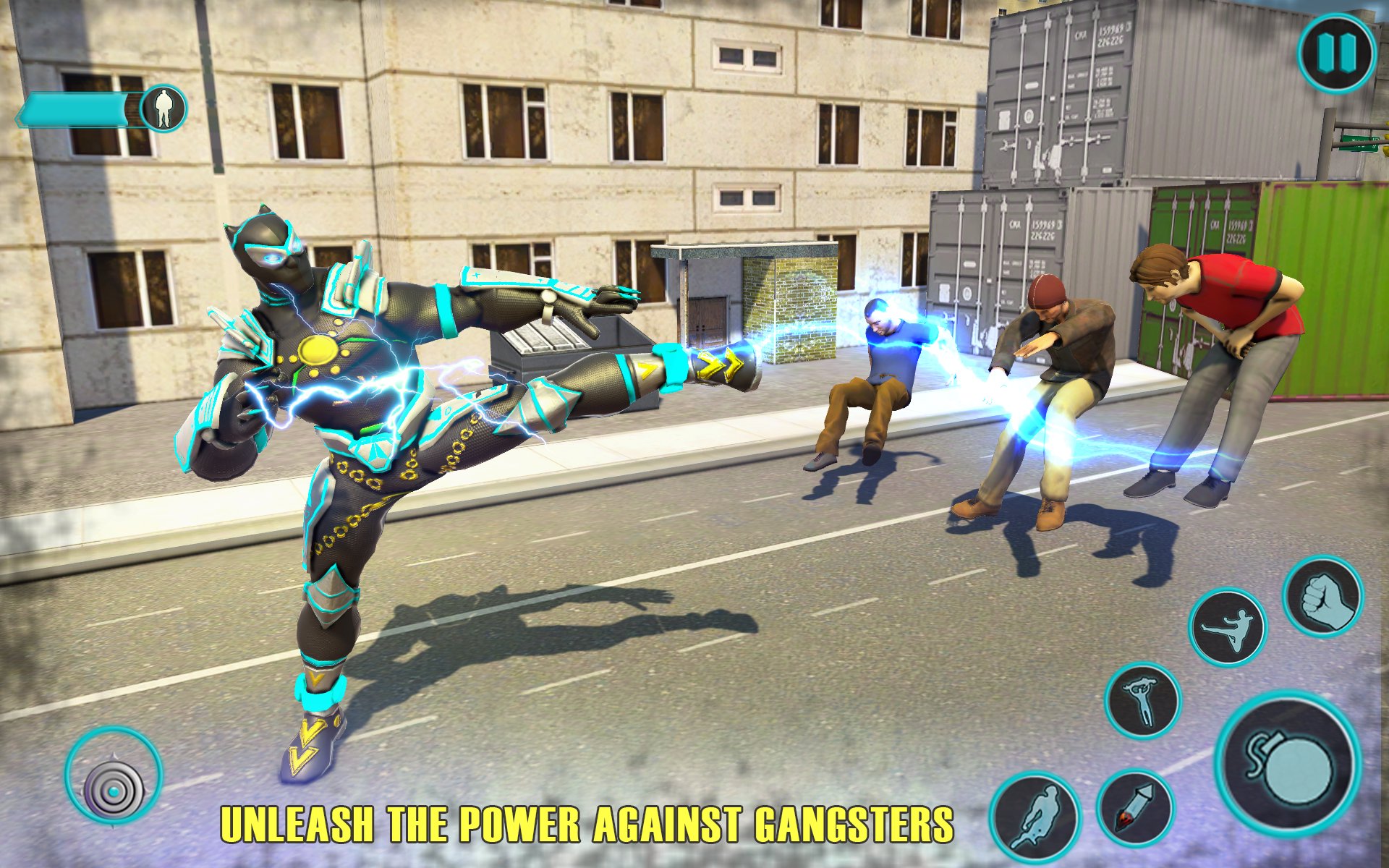 Flying Panther Robot Hero Game