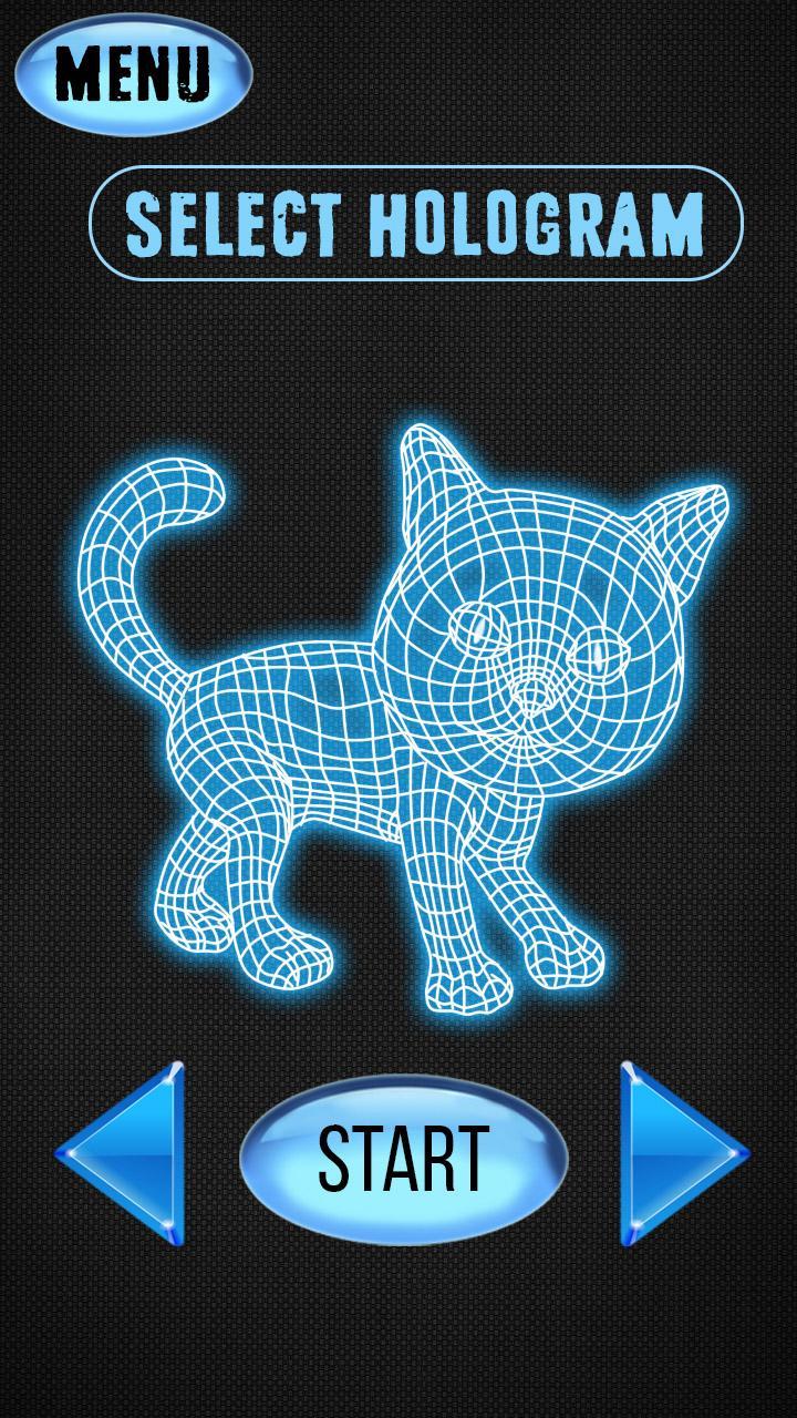 Hologram 3D Cat Prank