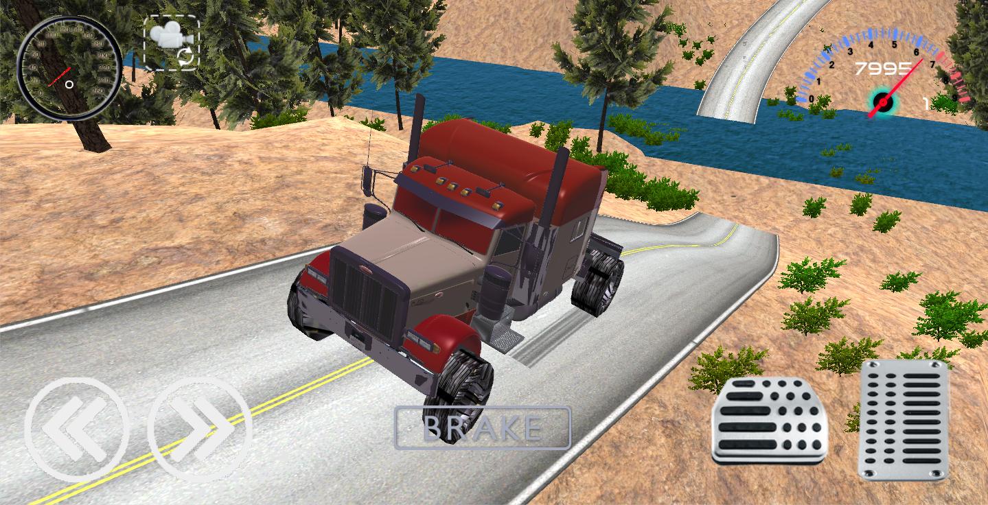 Chaufeur Camion Danger Route