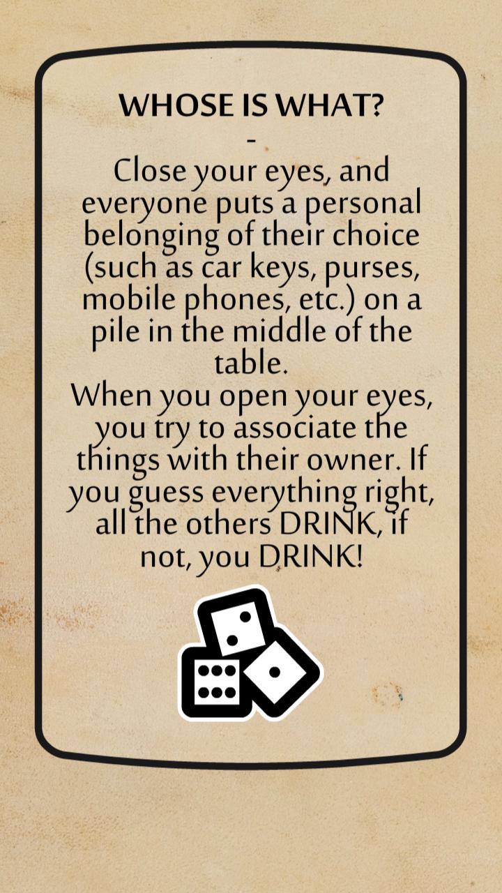 DRINK!