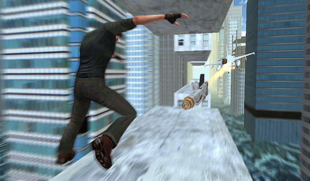 Roof Crazy Raid Runner 3D 2015