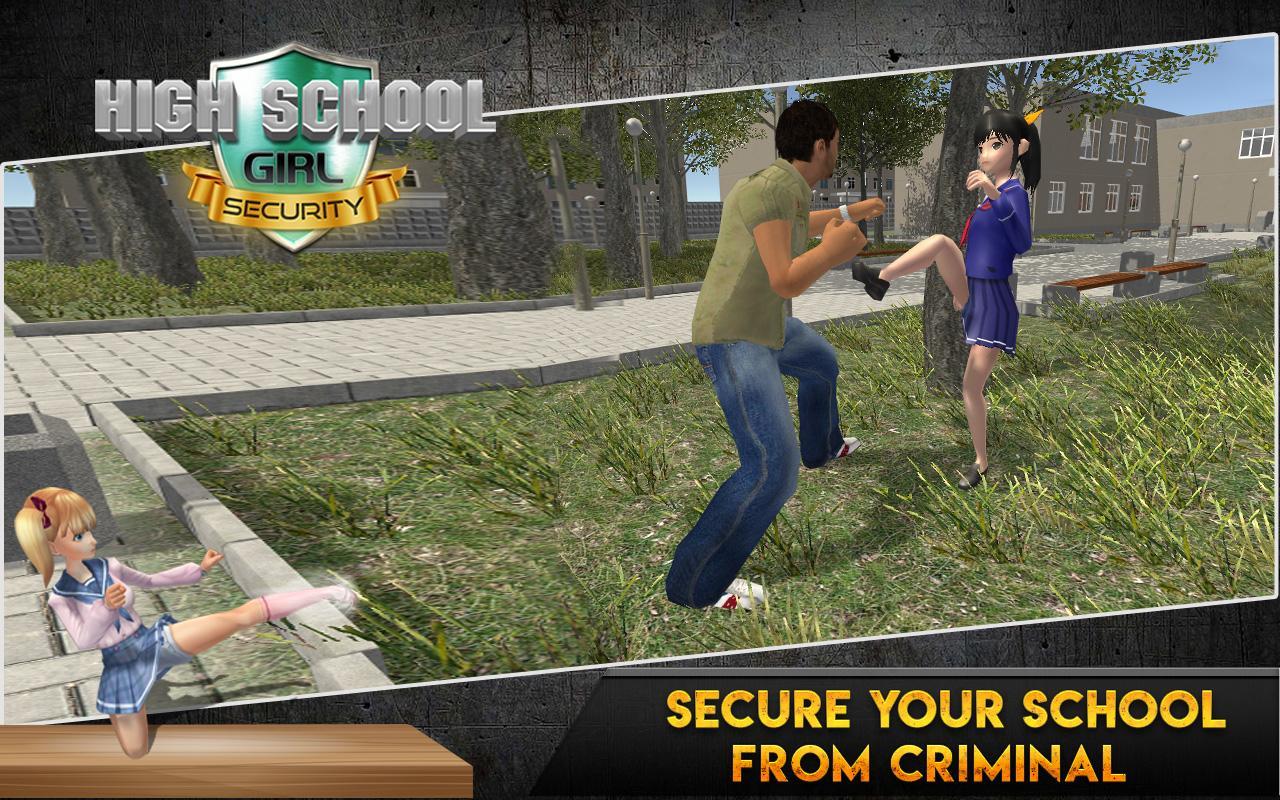High School Security Anti-bully Girl Simulator
