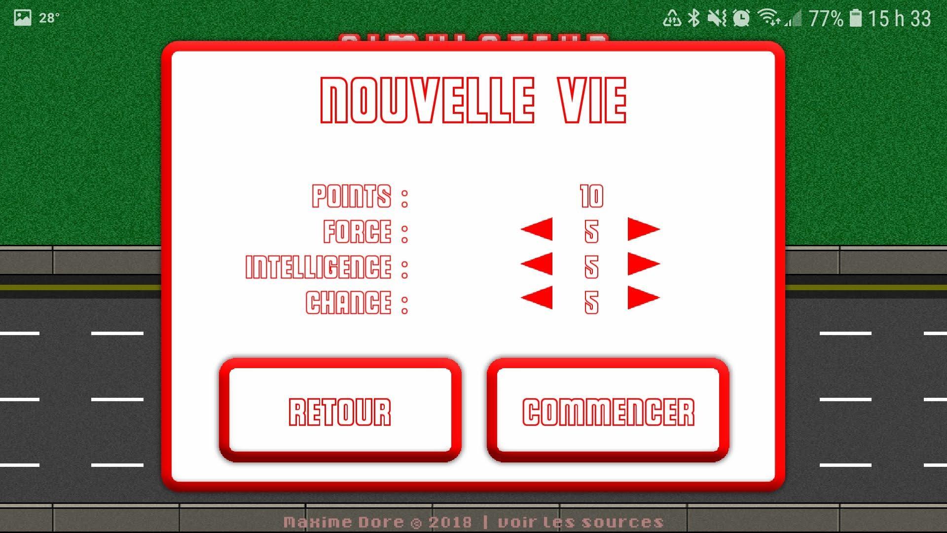 Simulateur de Vie
