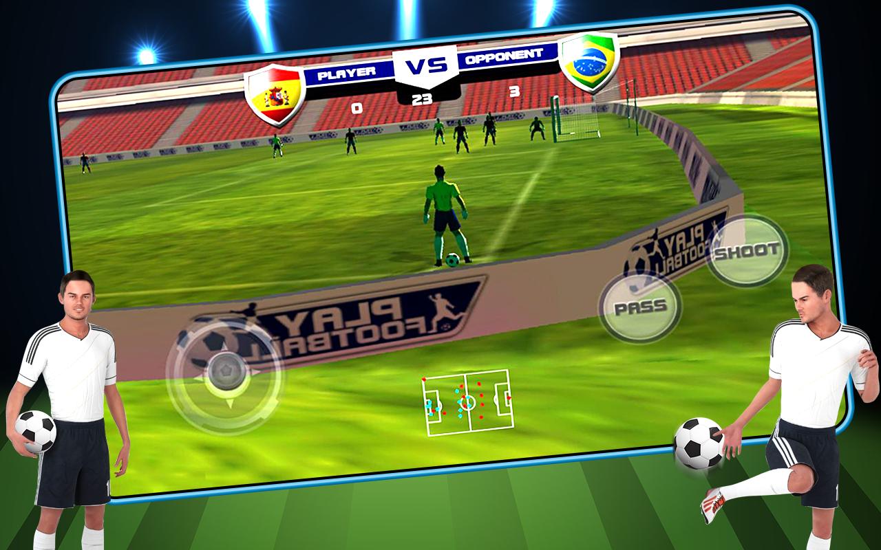 play soccer tournament