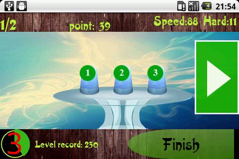 Three thimble