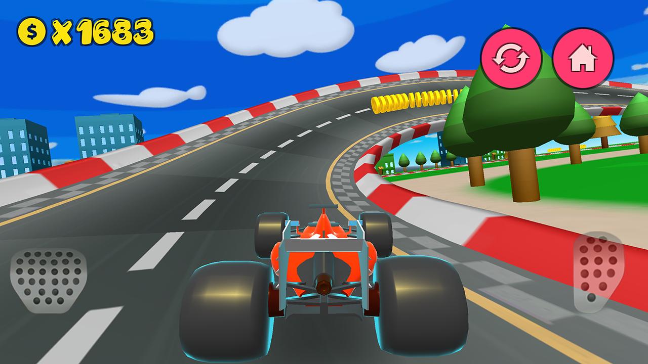 Cartoon Cars Driving