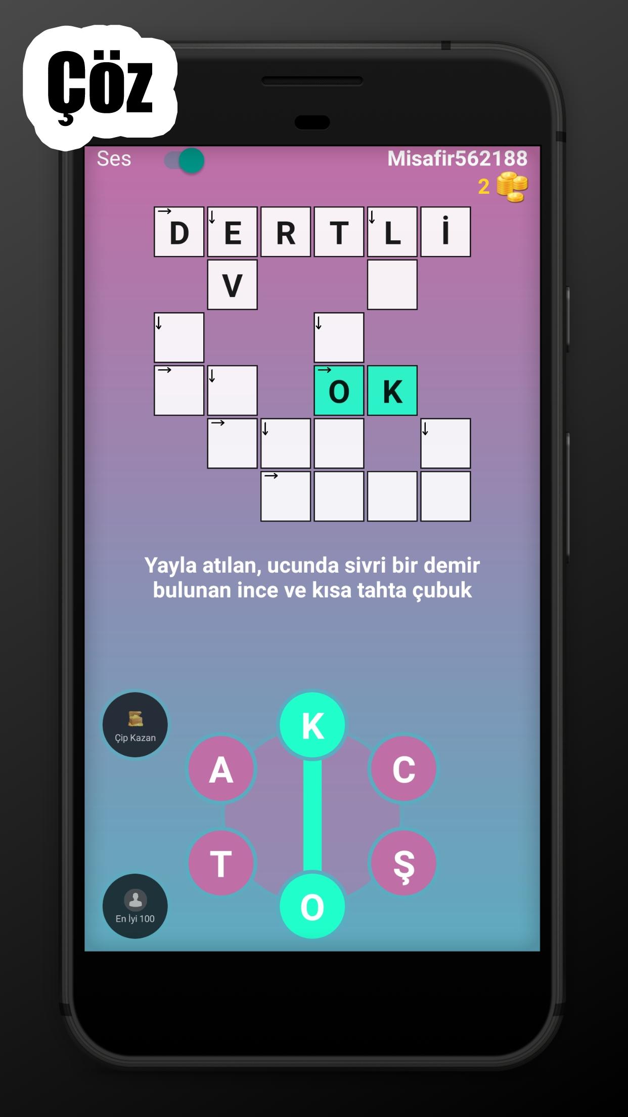Turkish Crossword Puzzle