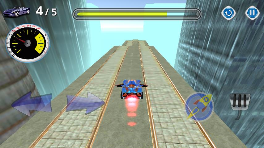 Turbo Flying Car Race