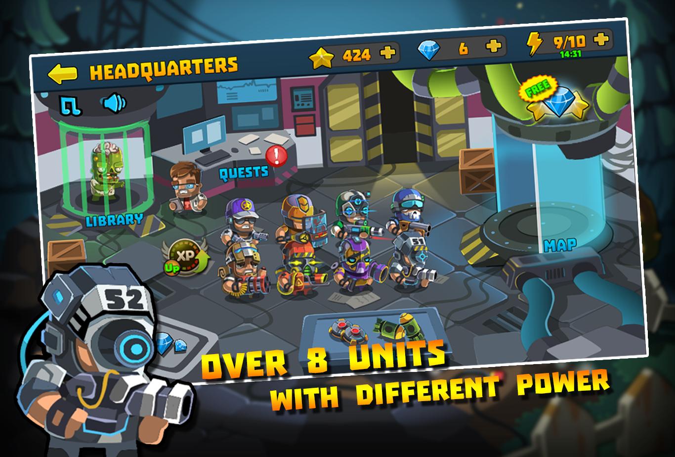 SWAT vs Zombie Defense Tower