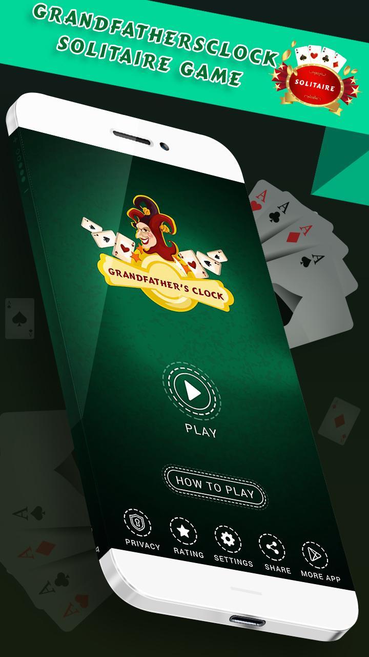 Grandfather's Clock Solitaire  - Classic Card Game