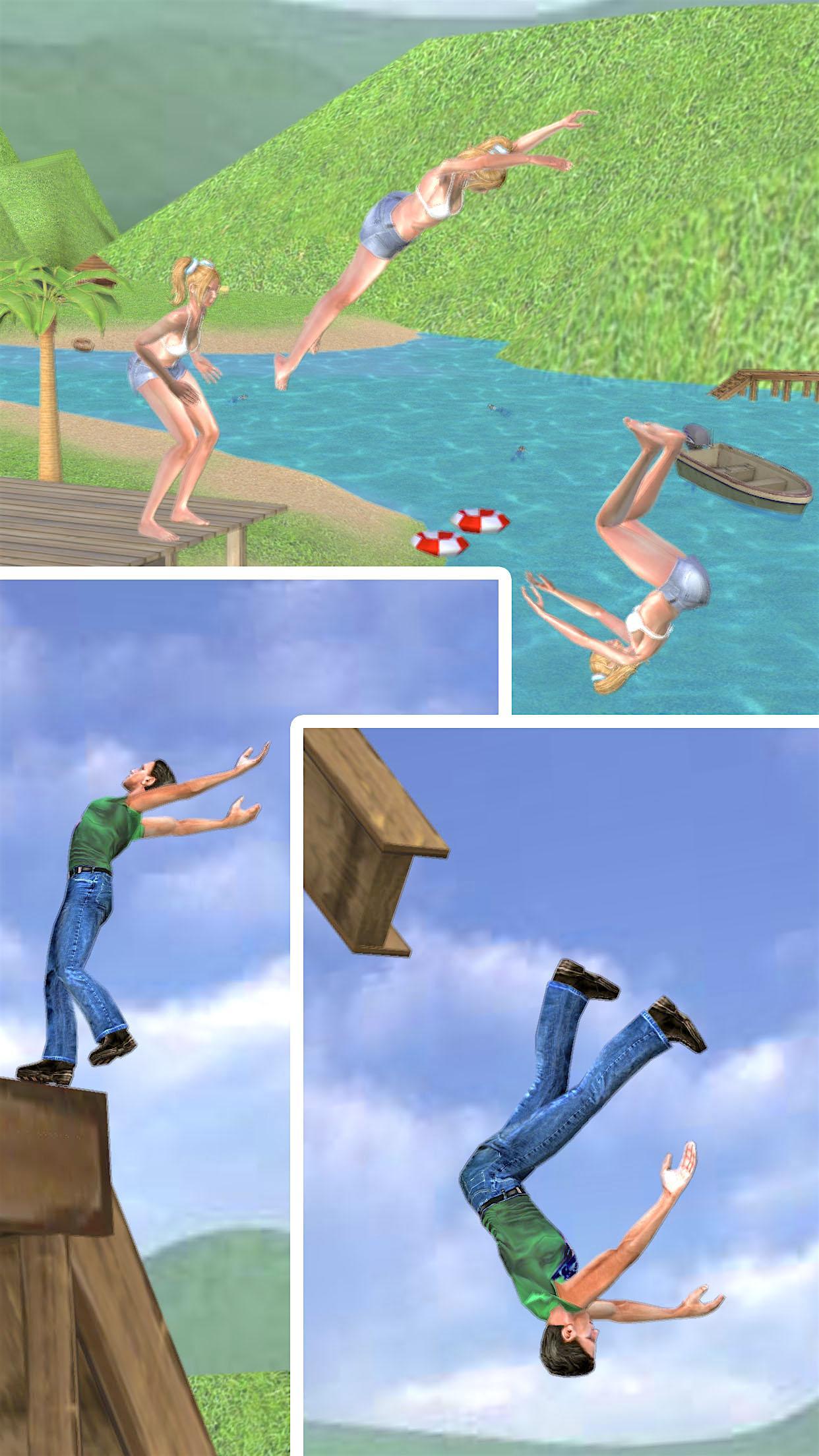 Beach Flip Diving
