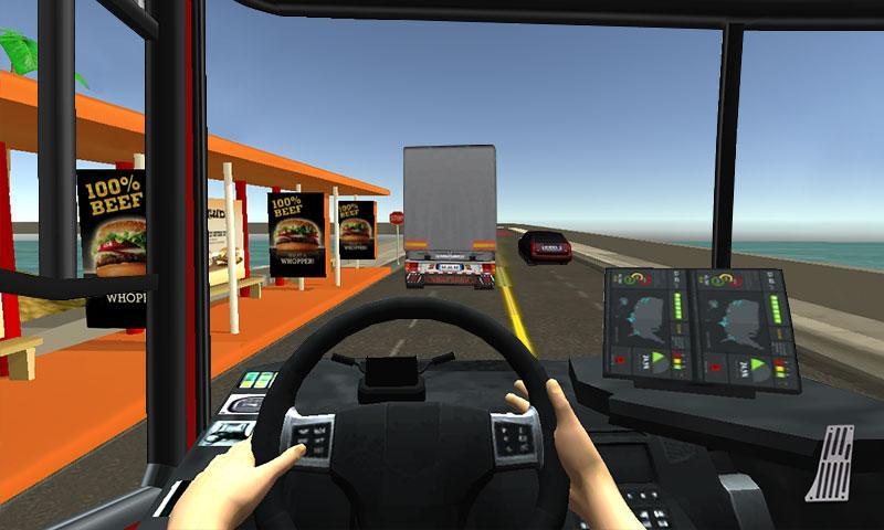 Driving In Bus