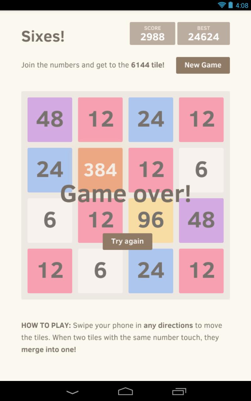 Sixes!