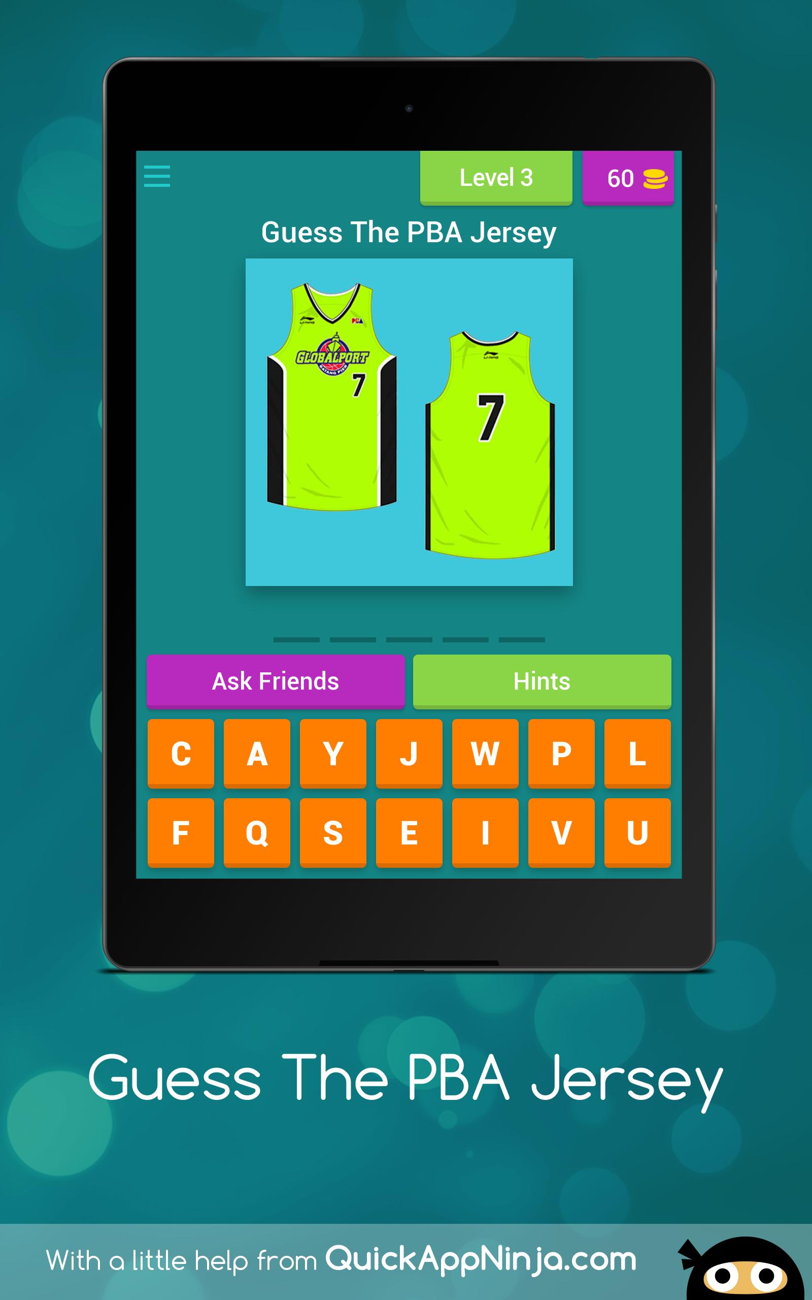 Guess The PBA Player Jersey