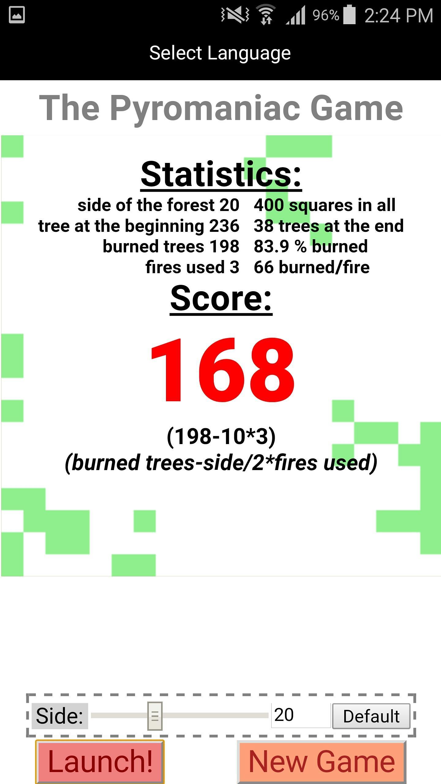 The Pyromaniac Game