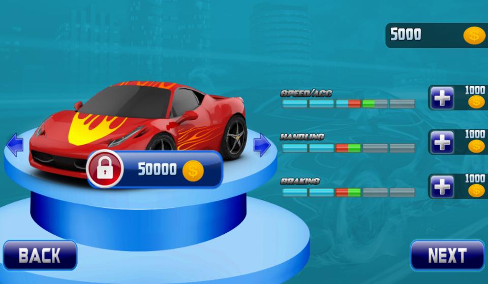 Temple Car Racing 2016