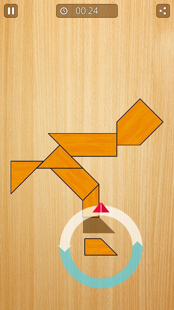 Tangram humanoid