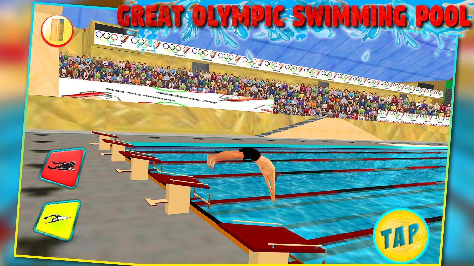 Real Pool Swimming