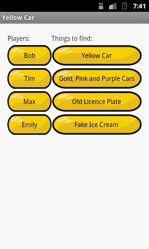 Yellow Car