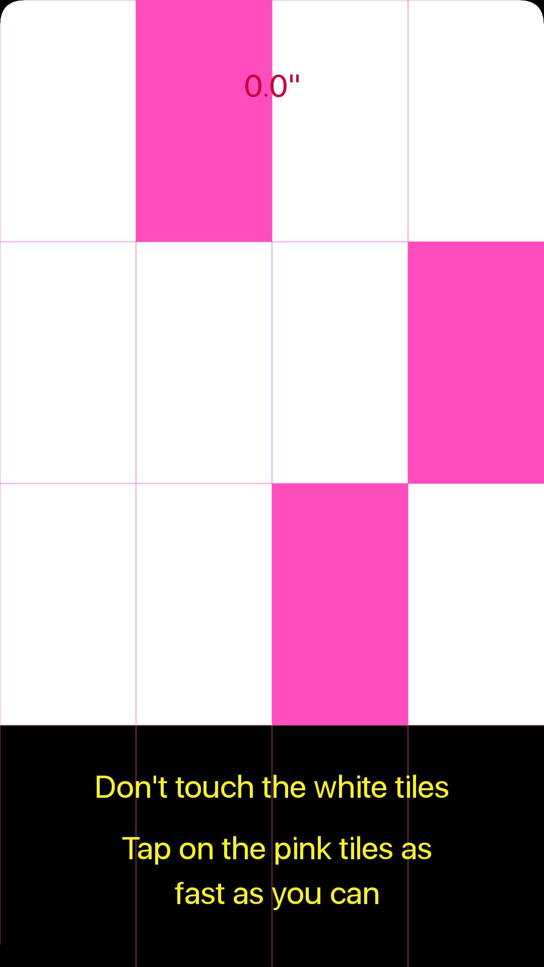 Black Pink Piano Tap